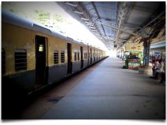 Suburban Railway Station, single point perspective - Chennai In Focus